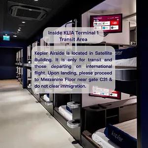 Kepler Club Klia Terminal 1 - Airside Transit Sepang